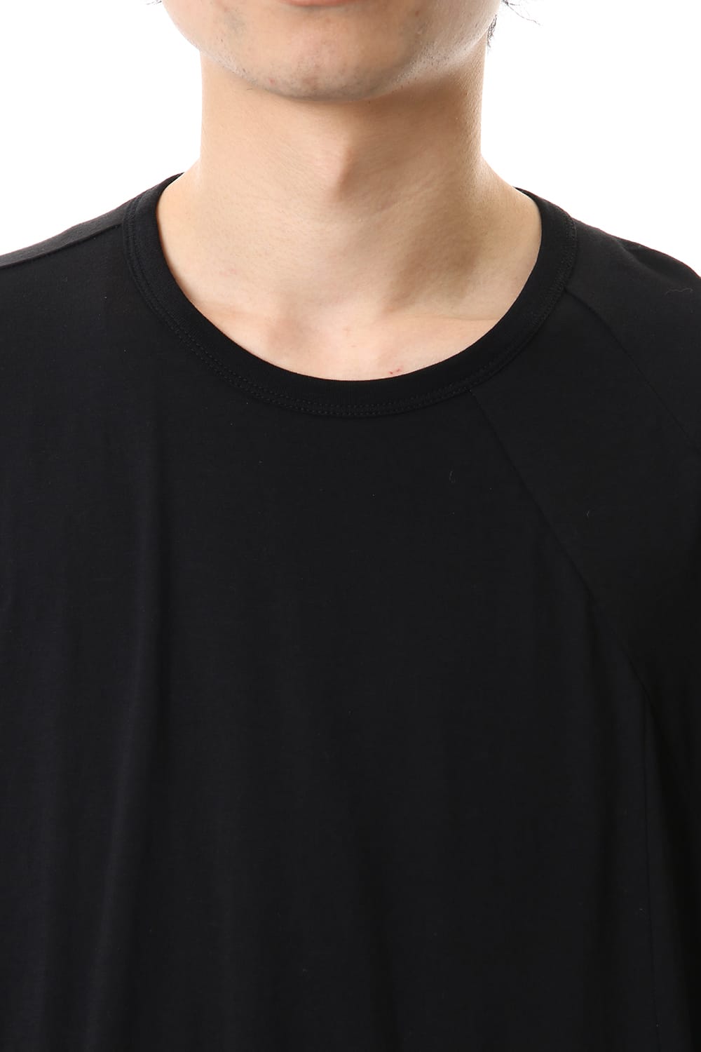 Cotton cashmere Long sleeve T-shirt Black