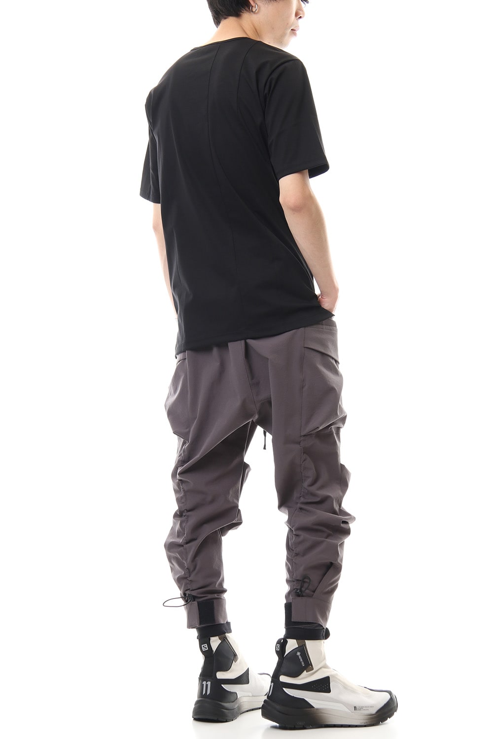 Water-repellent Stretch Gather Tactical pants Gray