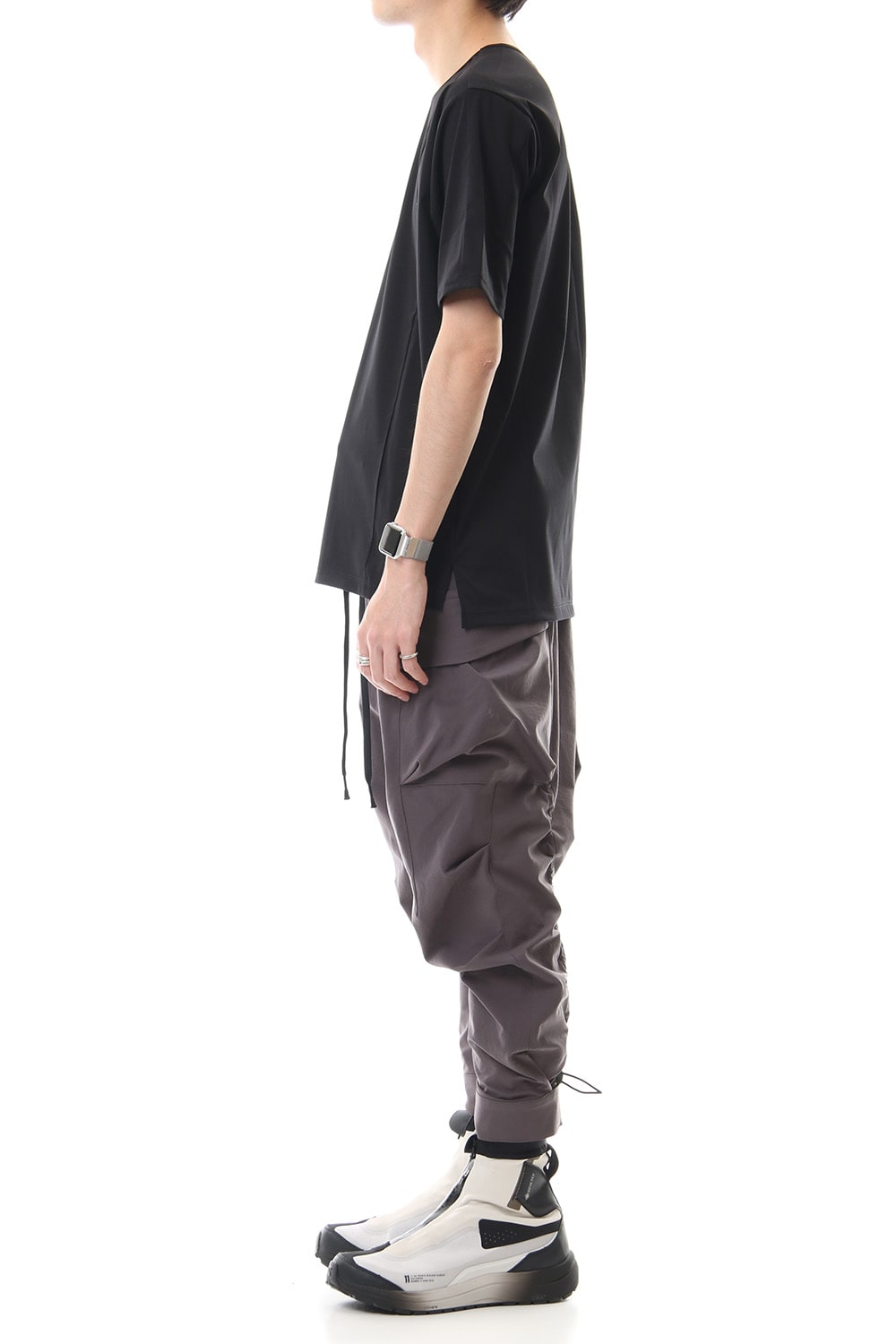 Water-repellent Stretch Gather Tactical pants Gray