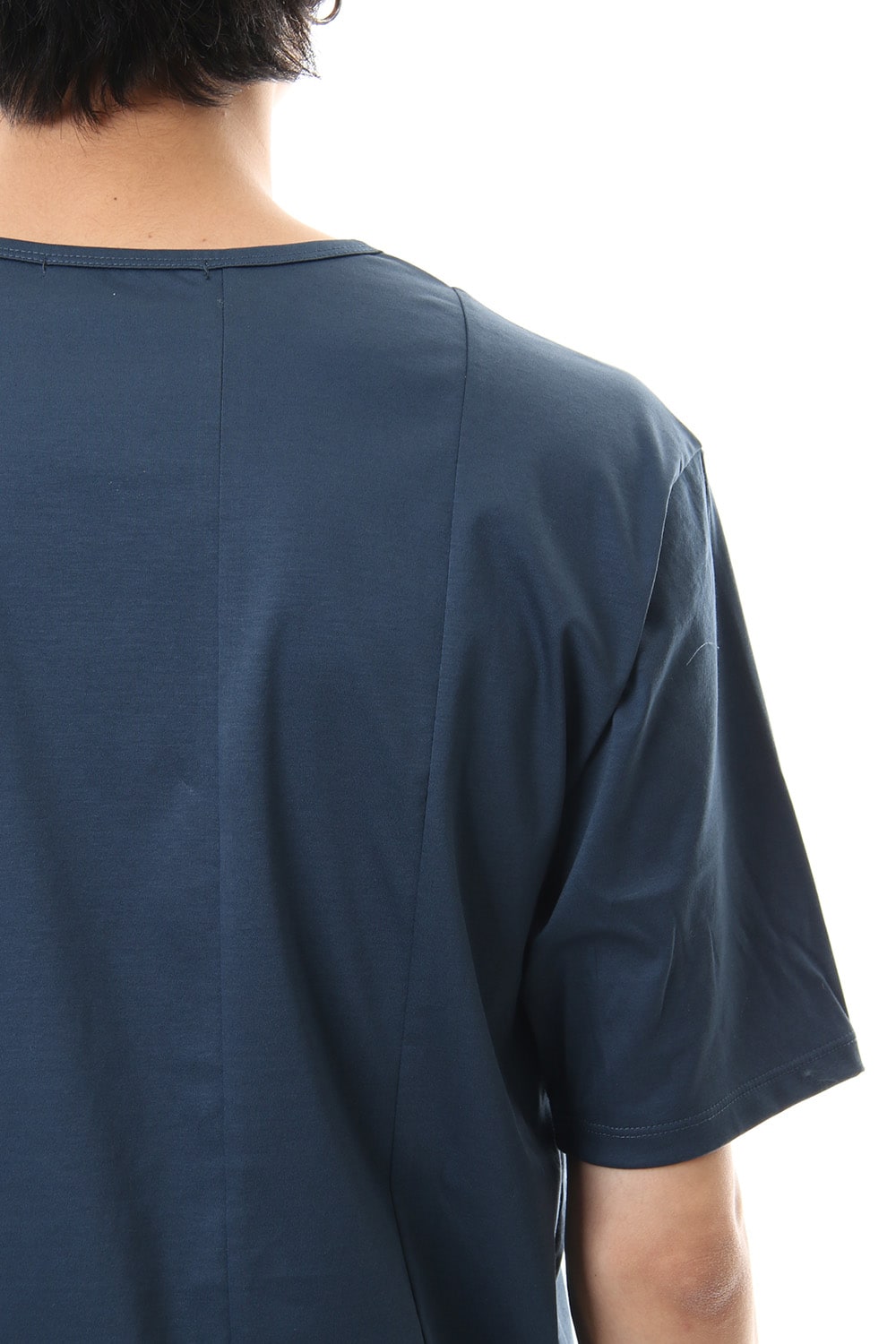 High Gauge Smooth Short sleeve T-shirt Blue