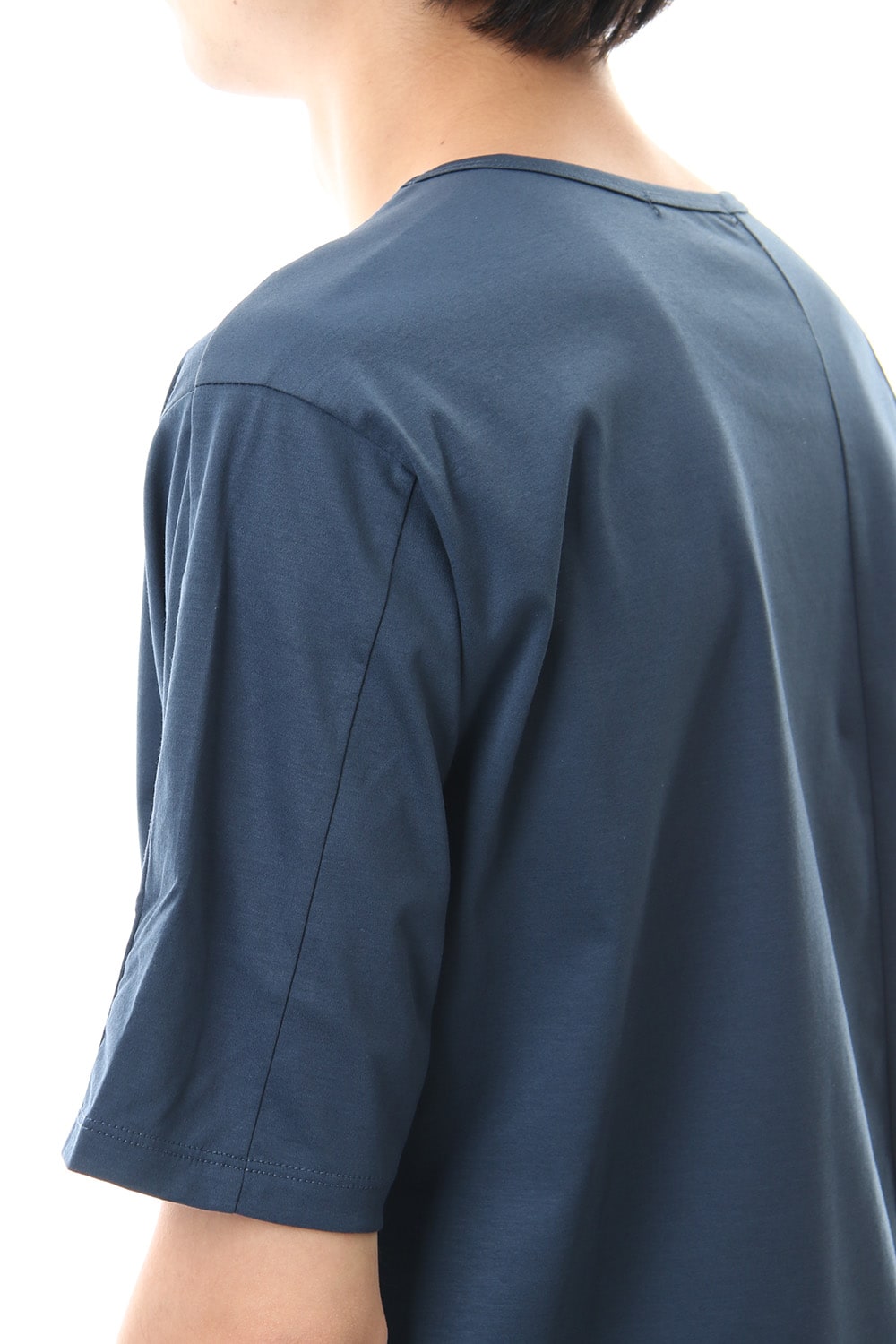 High Gauge Smooth Short sleeve T-shirt Blue