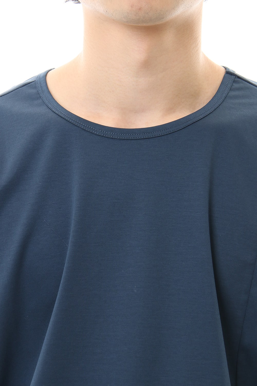 High Gauge Smooth Short sleeve T-shirt Blue