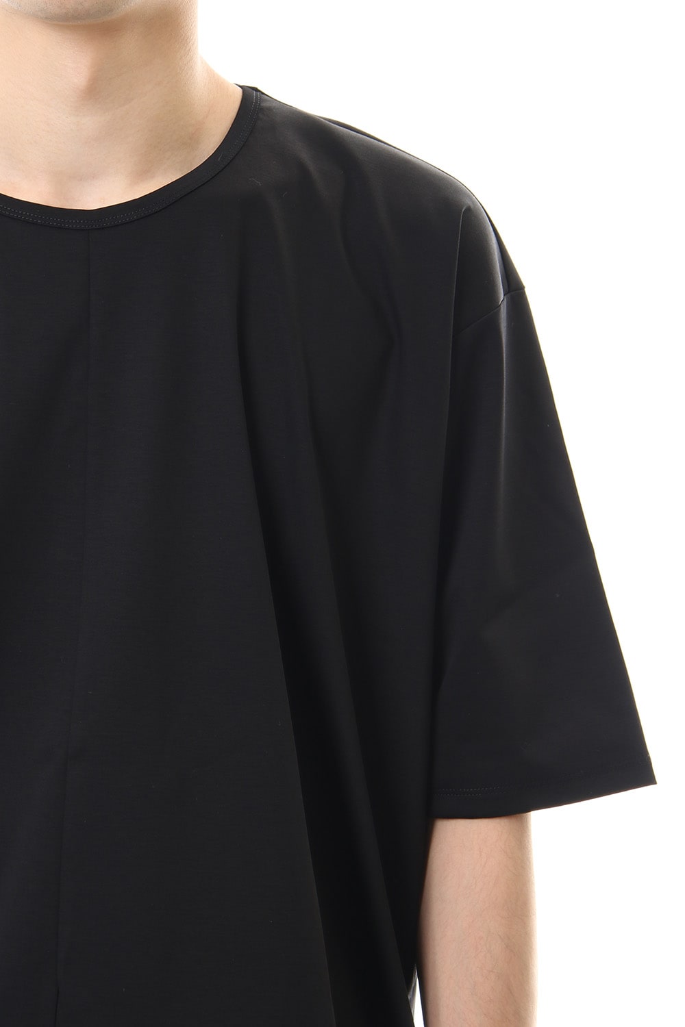 High Gauge Smooth Short sleeve Big tee - Black