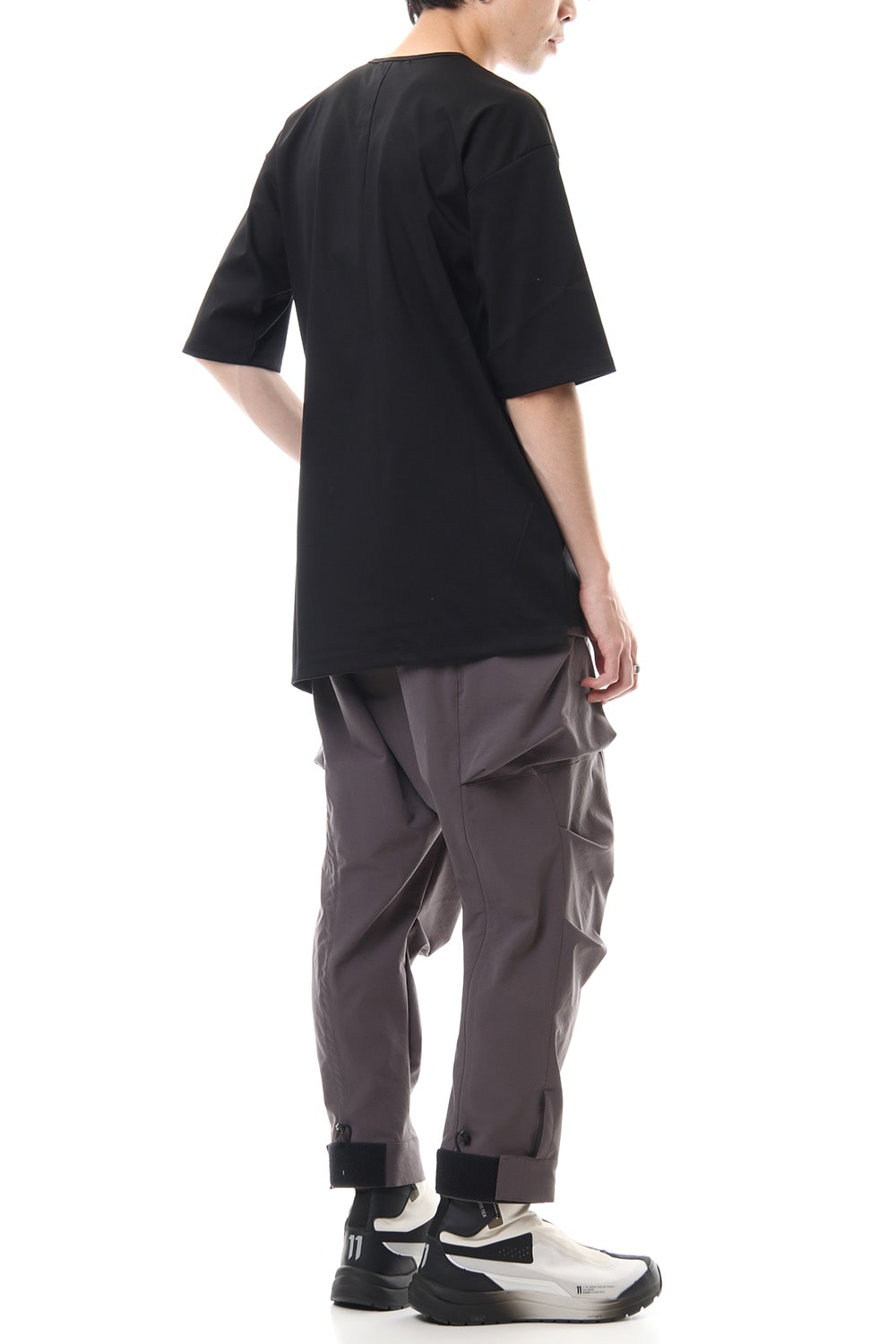 High Gauge Smooth Short sleeve Big tee - Black