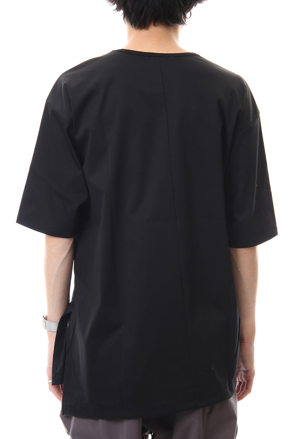 High Gauge Smooth Short sleeve Big tee - Black