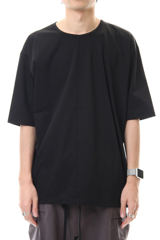 High Gauge Smooth Short sleeve Big tee - Black