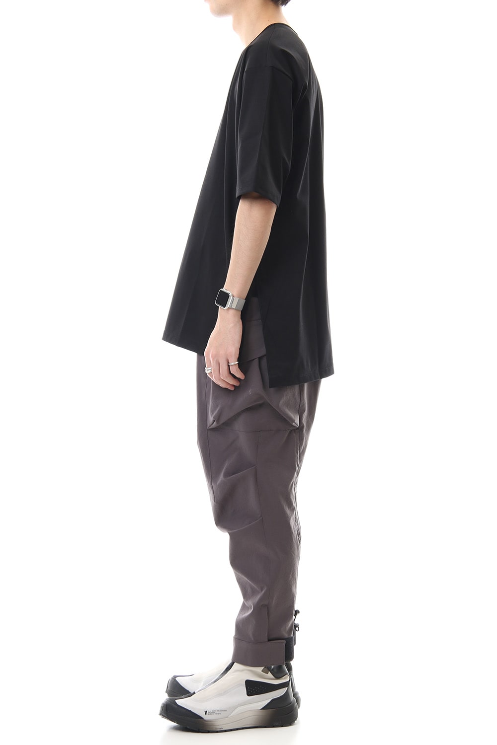 High Gauge Smooth Short sleeve Big tee - Black