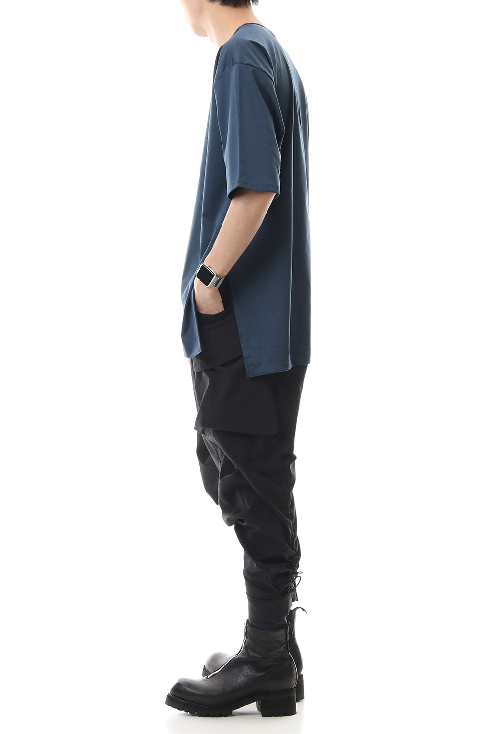 High Gauge Smooth Short sleeve Big tee - Blue