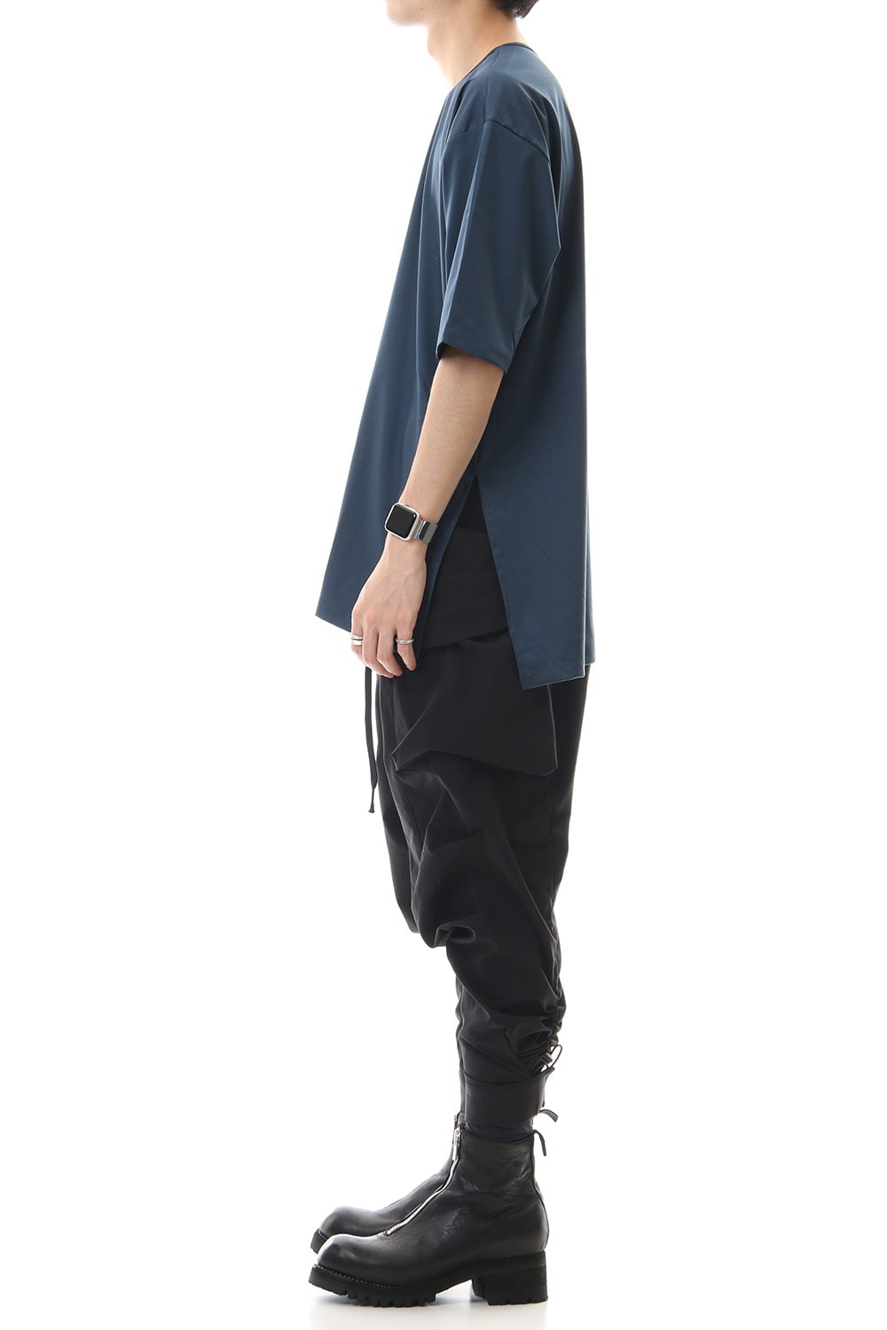 High Gauge Smooth Short sleeve Big tee - Blue