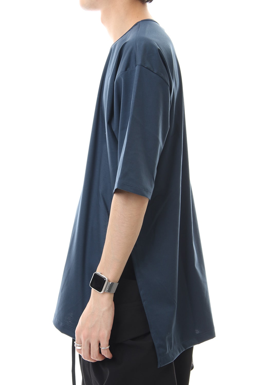 High Gauge Smooth Short sleeve Big tee - Blue