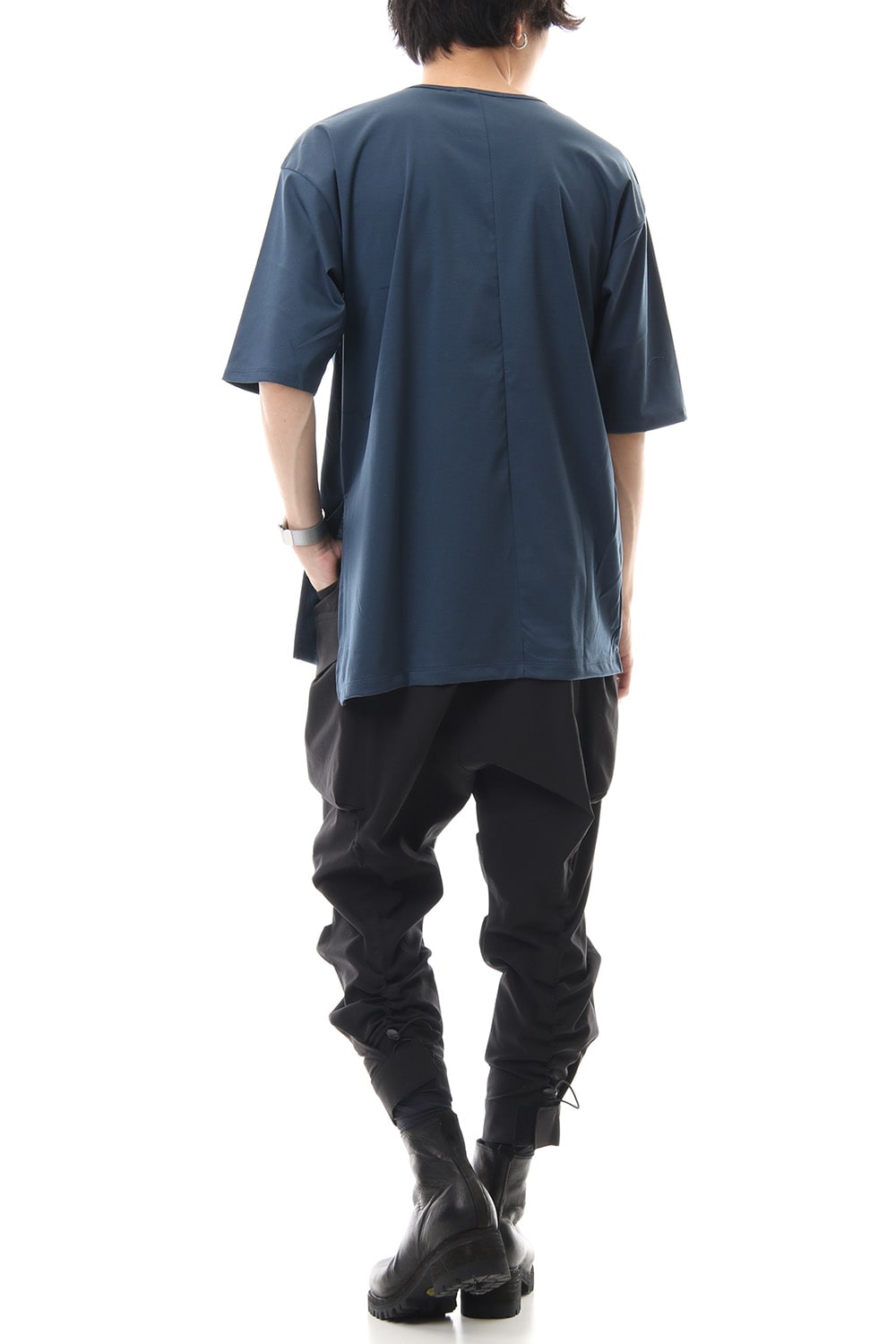 High Gauge Smooth Short sleeve Big tee - Blue