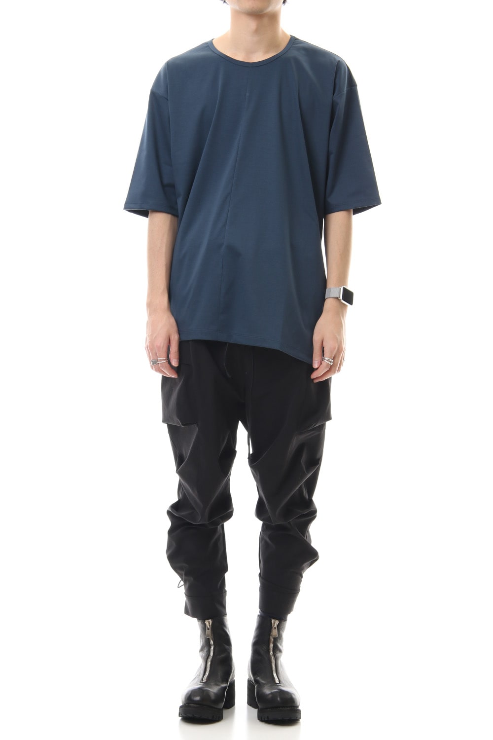 High Gauge Smooth Short sleeve Big tee - Blue