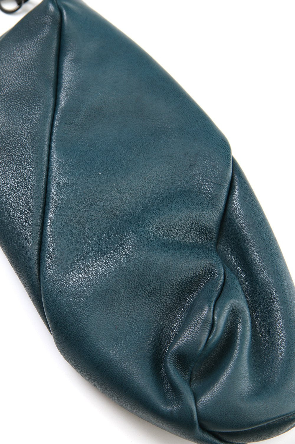 Lamb leather Neck pouch - Beau Green