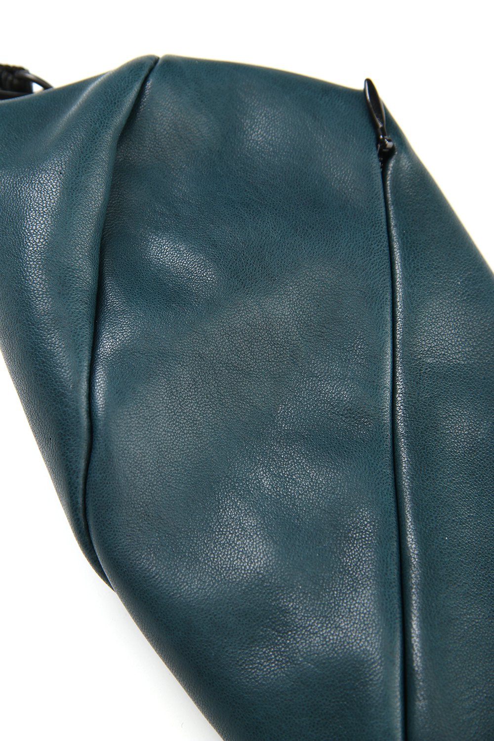 Lamb leather Neck pouch - Beau Green