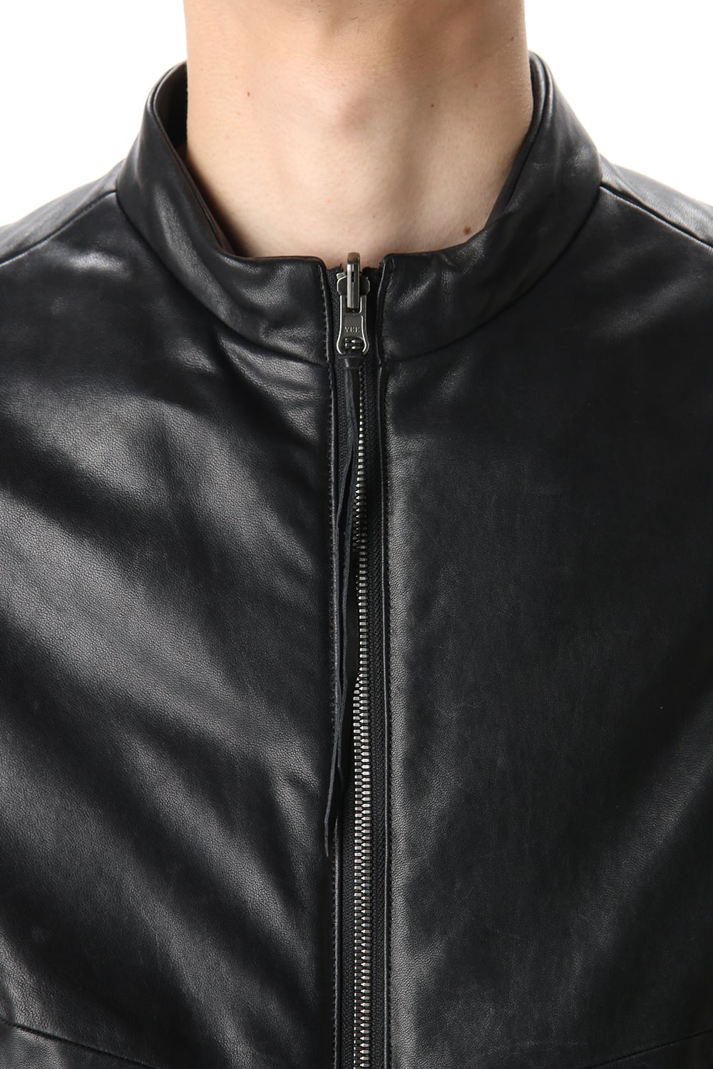 Lamb leather Batting Biker jacket