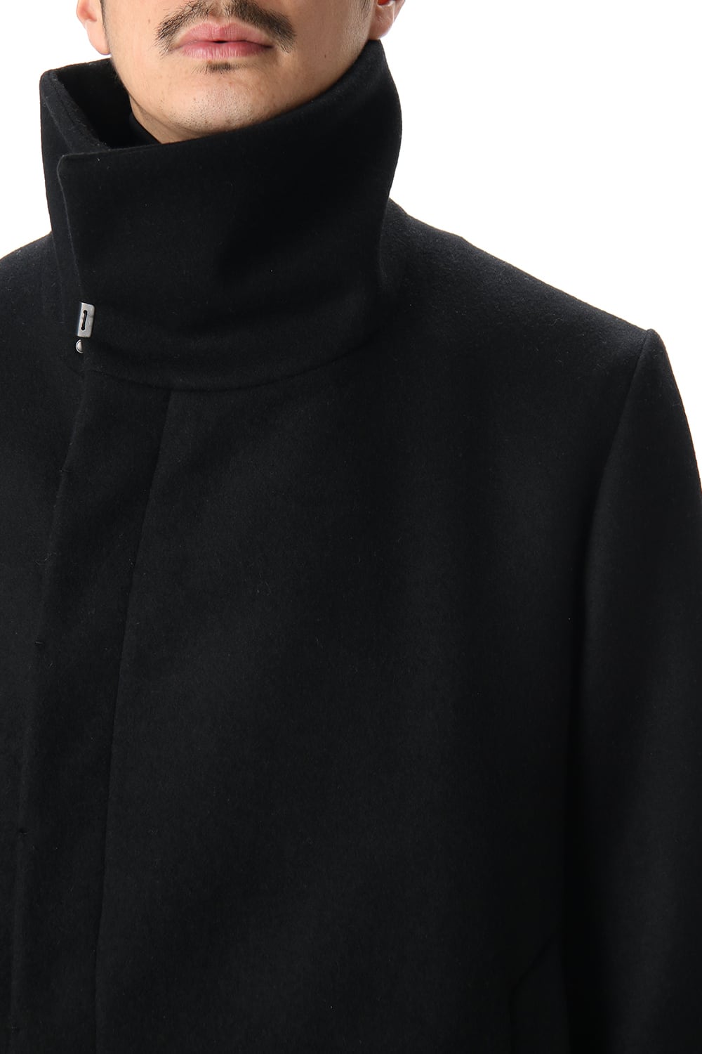 メルトン ハイネック コート