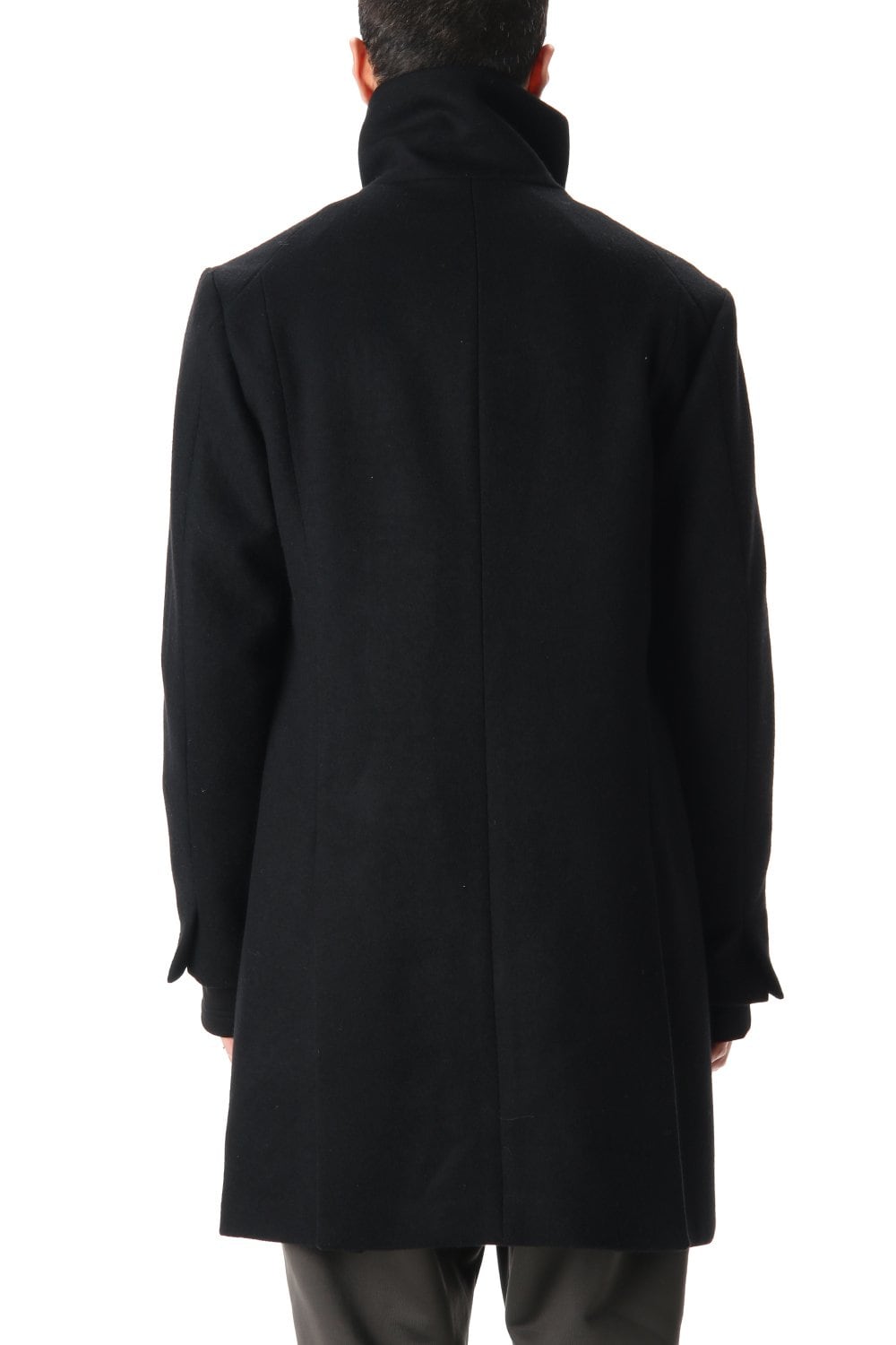 メルトン ハイネック コート