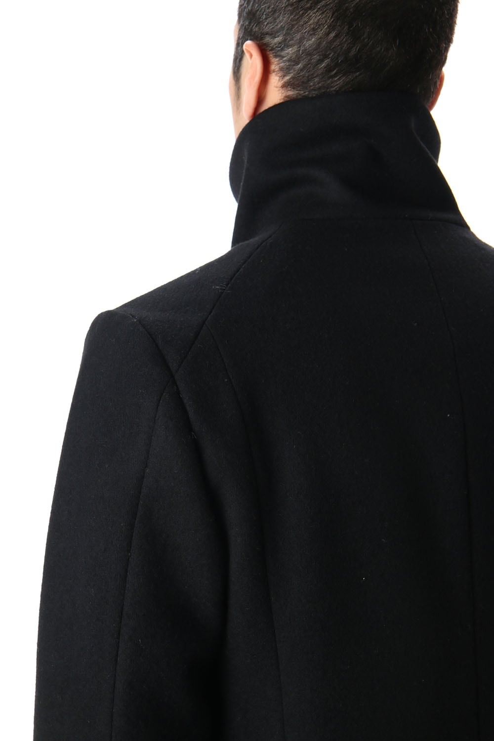 メルトン ハイネック コート