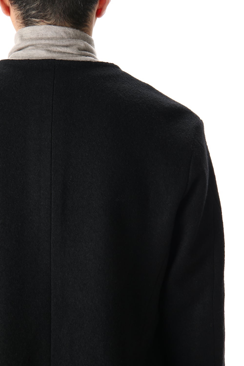 Soft Compression Wool Reversible Jacket Black