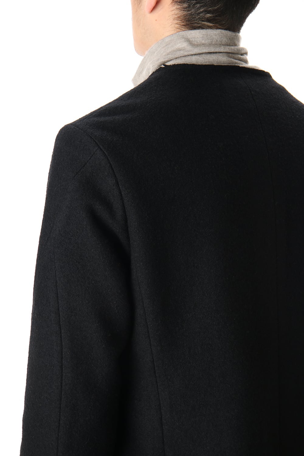 Soft Compression Wool Reversible Jacket Black