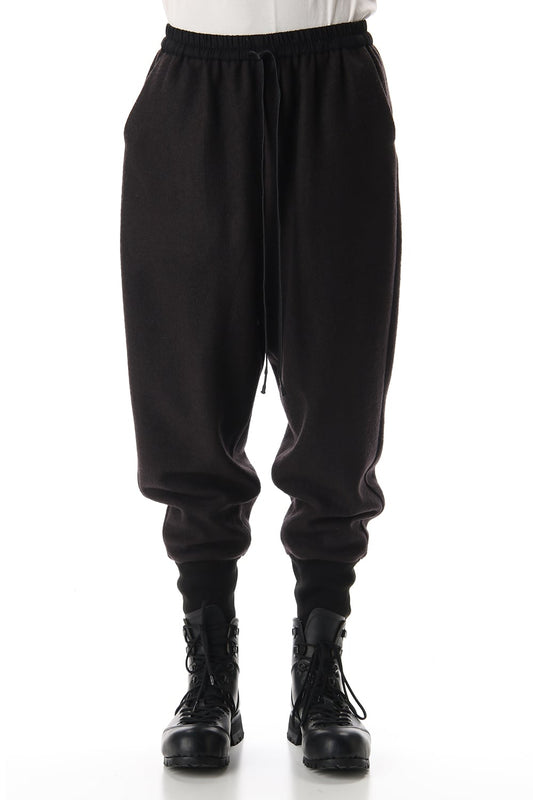 Soft Compression Wool Rib Pants P.Brown