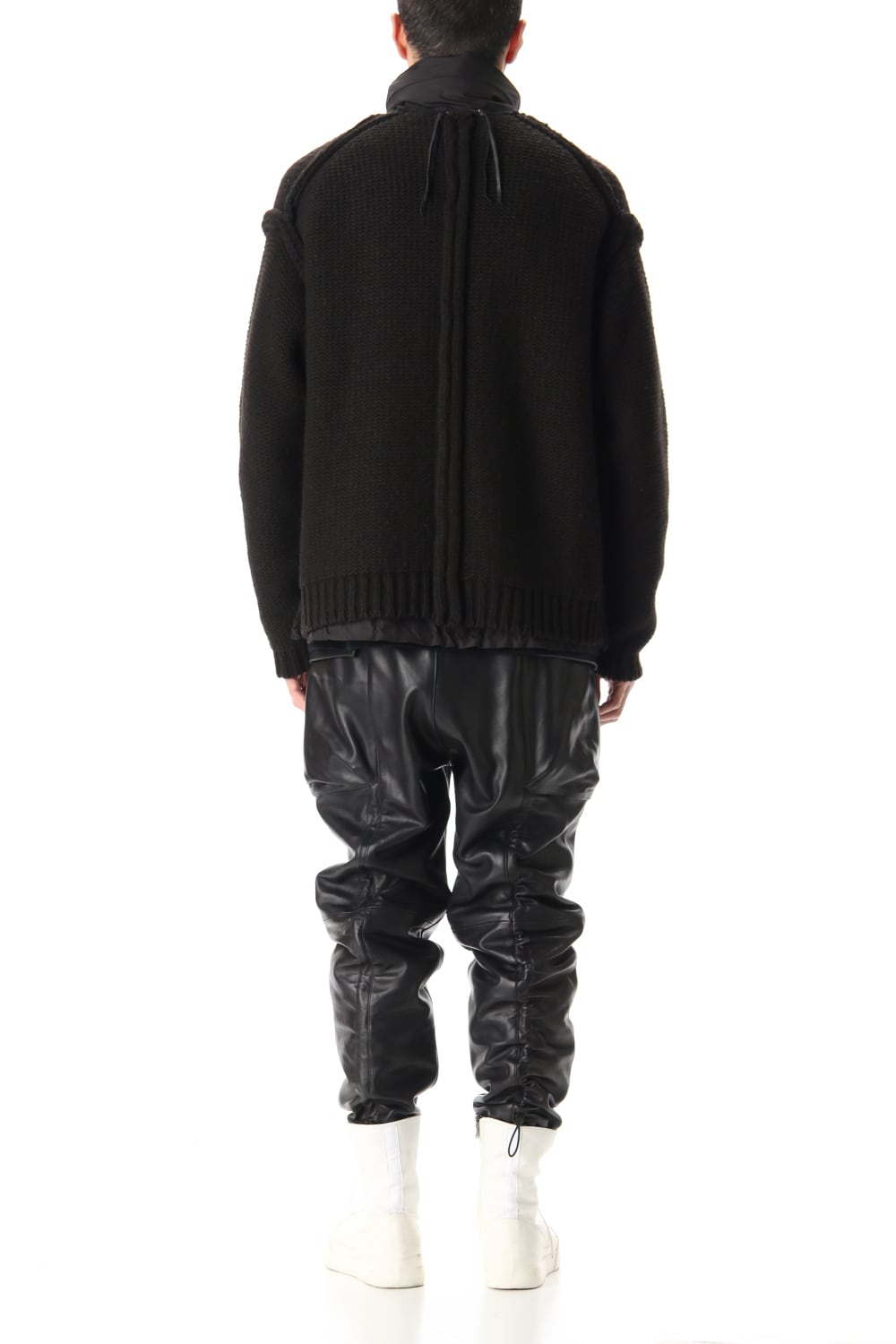 Layered cardigan Black