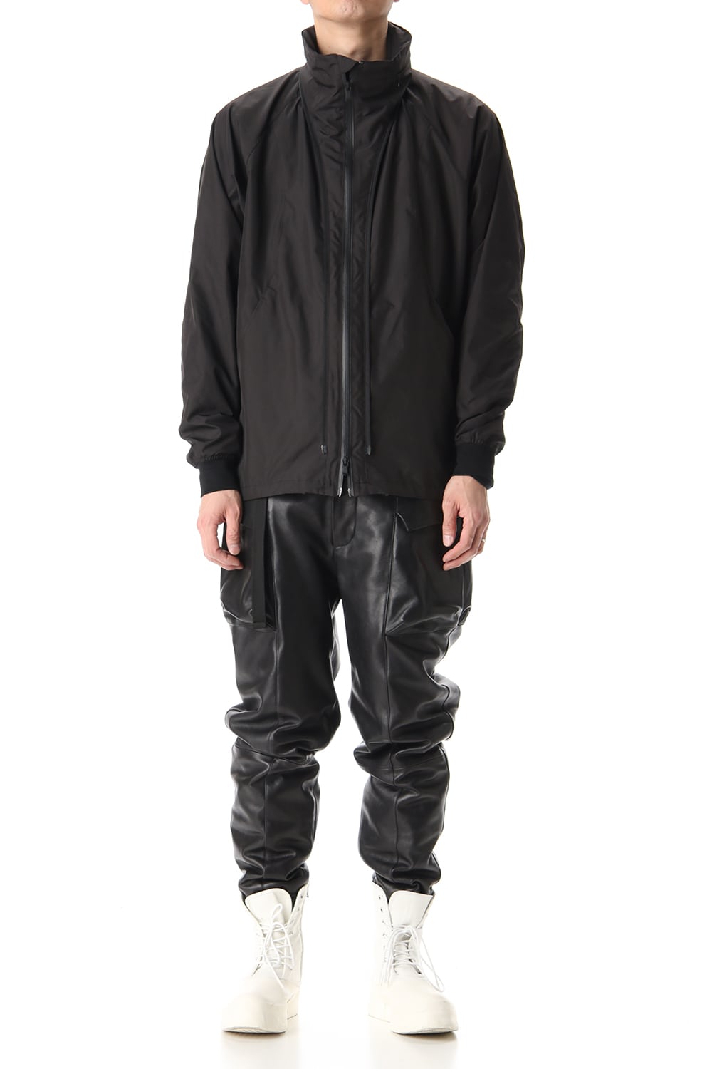 Layered cardigan Black