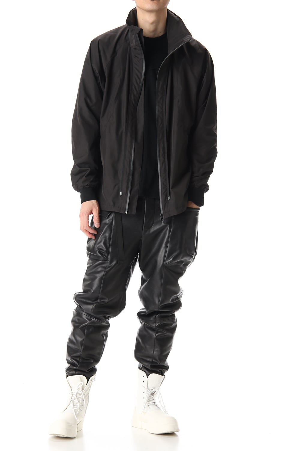 Layered cardigan Black