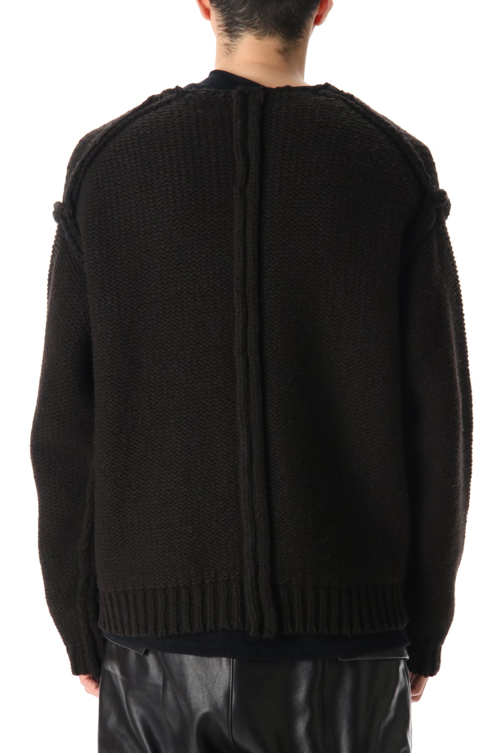 Layered cardigan Black
