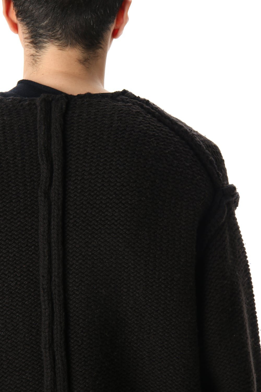 Layered cardigan Black