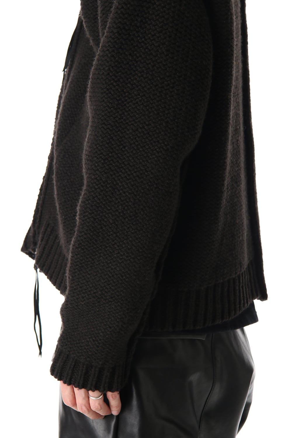 Layered cardigan Black