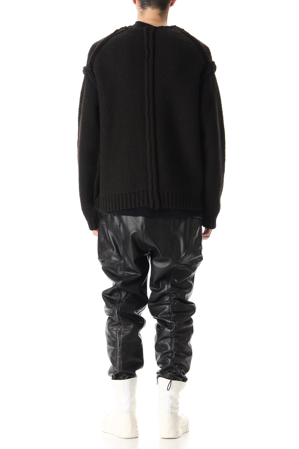 Layered cardigan Black