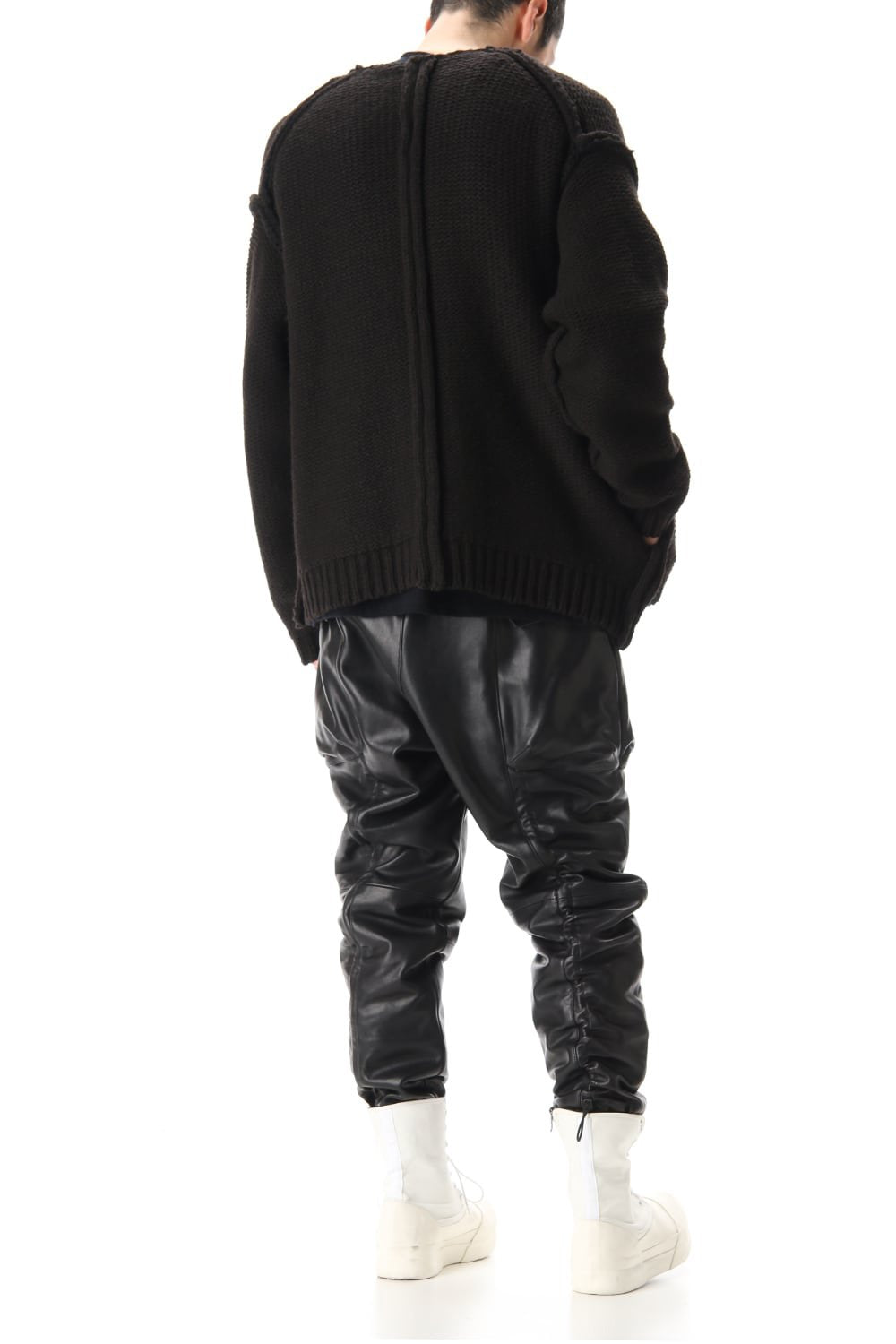 Layered cardigan Black