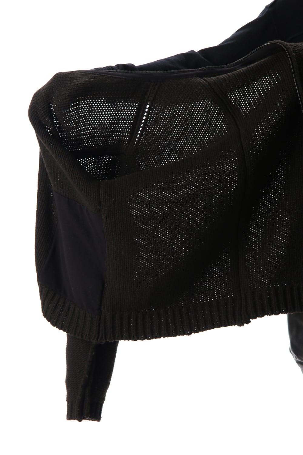 Layered cardigan Black