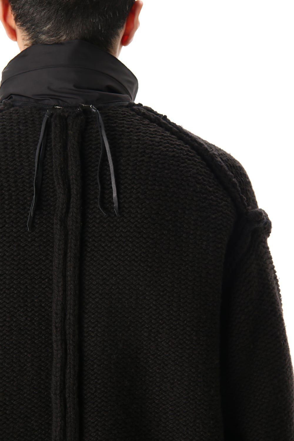 Layered cardigan Black