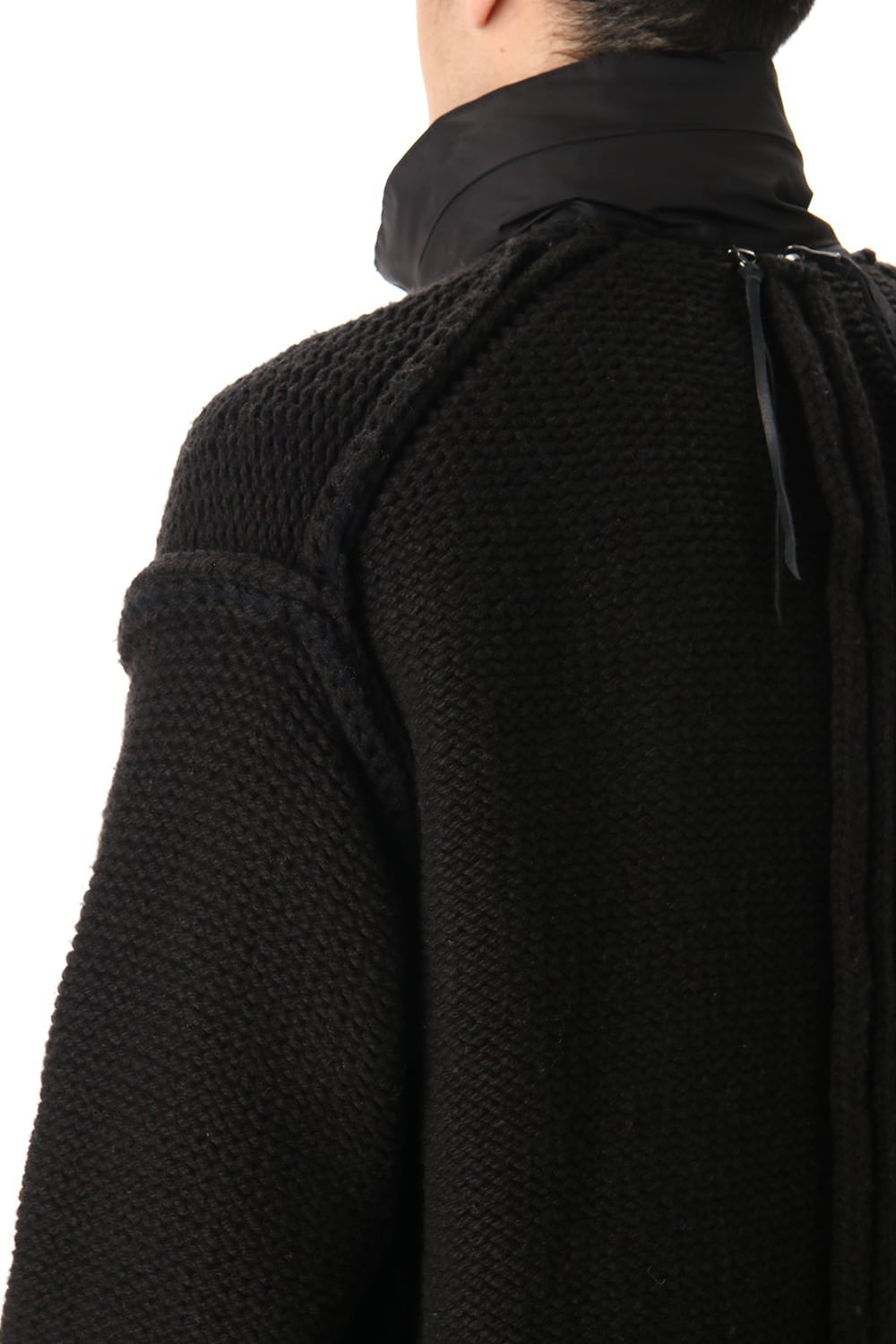 Layered cardigan Black