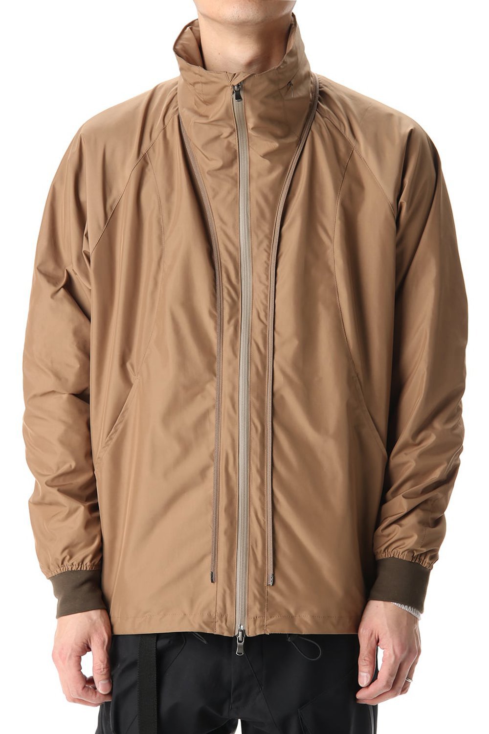 Layered cardigan Mustard