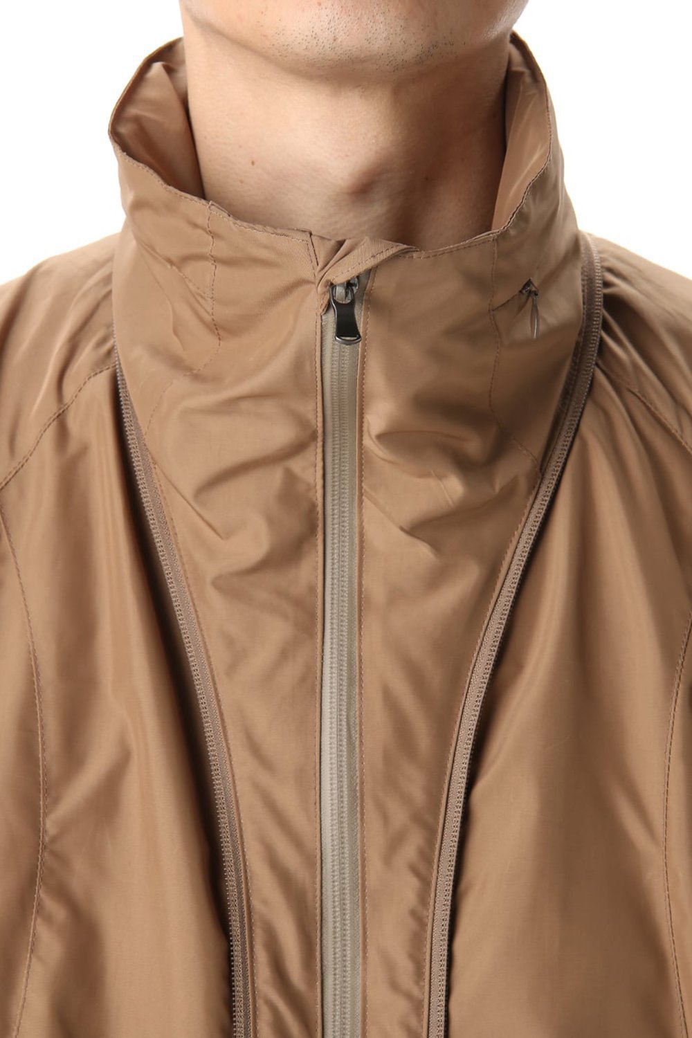 Layered cardigan Mustard