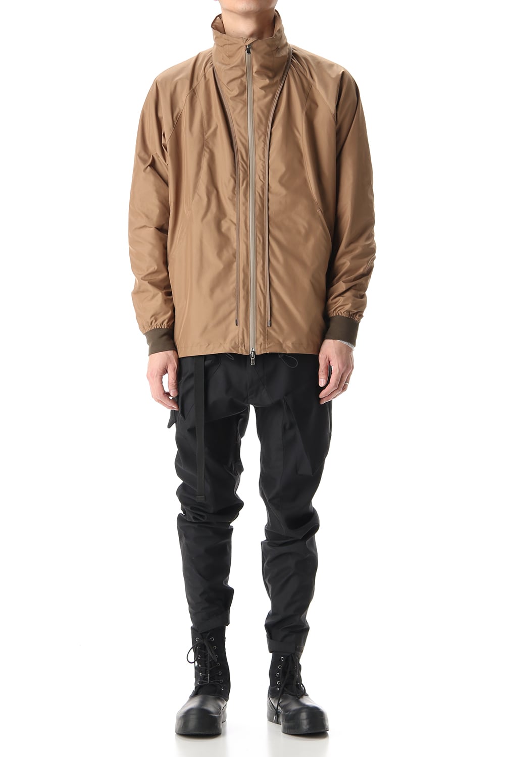 Layered cardigan Mustard