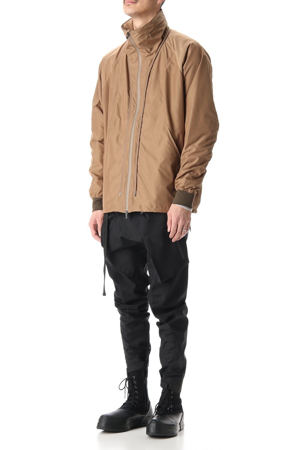 Layered cardigan Mustard