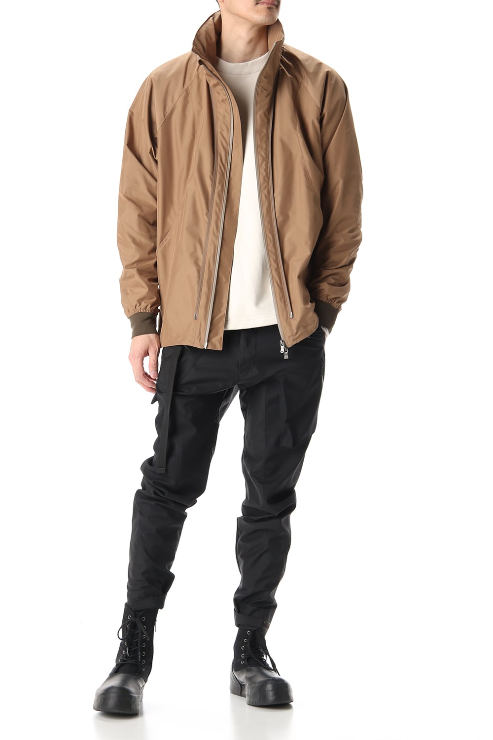 Layered cardigan Mustard