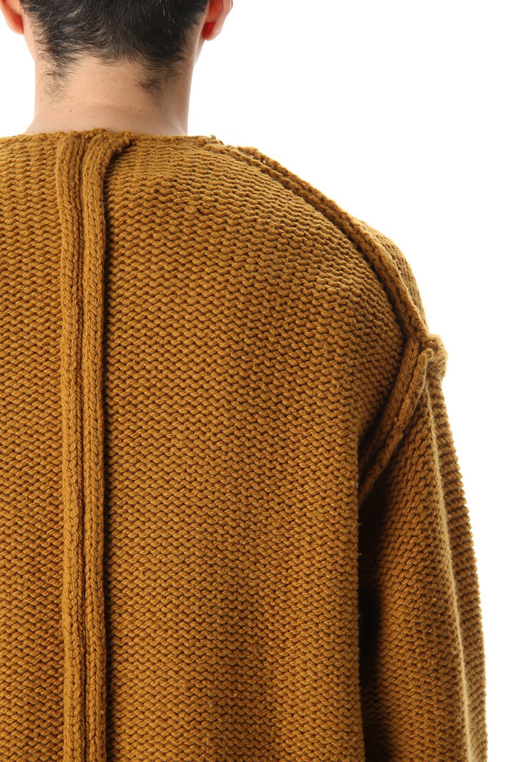 Layered cardigan Mustard