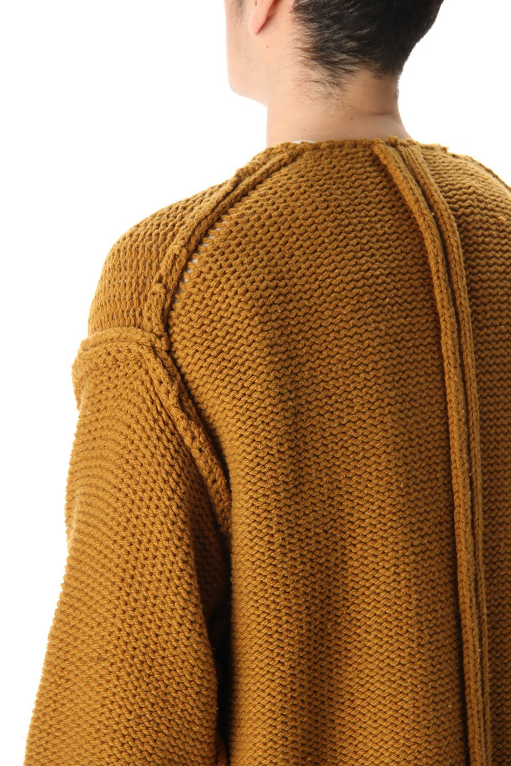 Layered cardigan Mustard