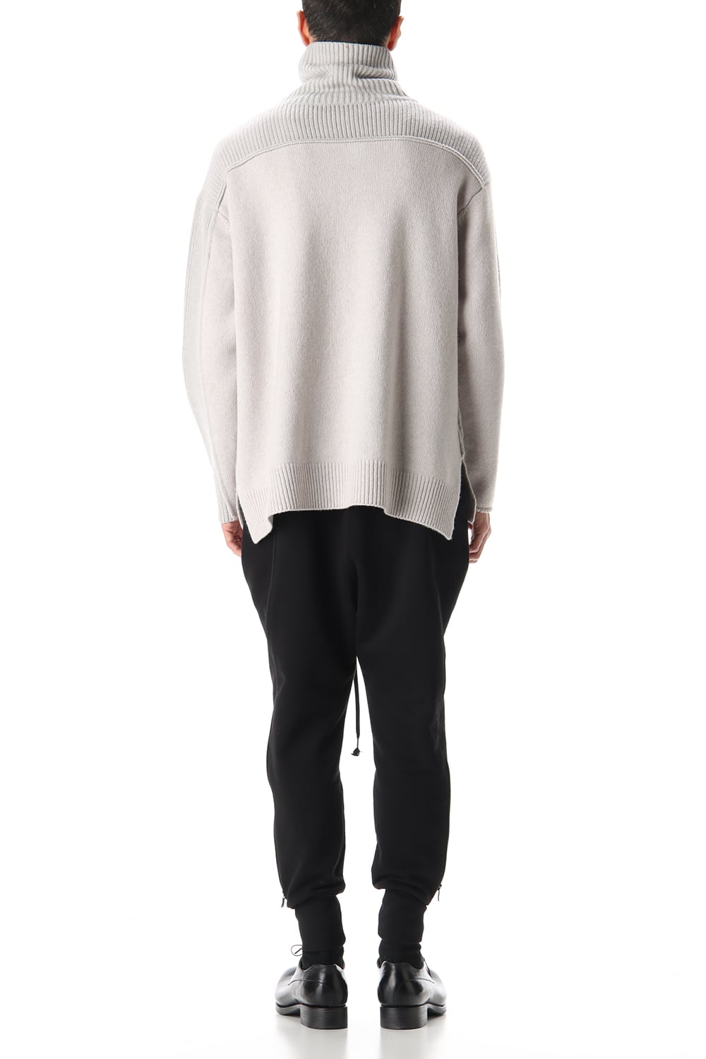 Pocket Turtle neck knit L.Gray