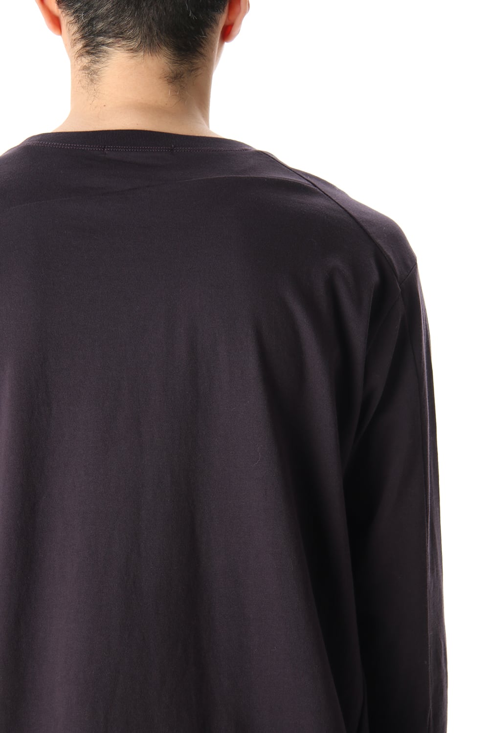 Hem Layered Long Sleeve T-Shirts Purple