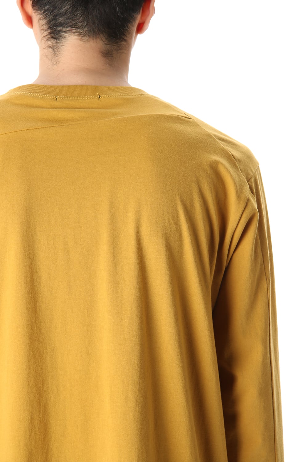 Hem Layered Long Sleeve T-Shirts Mustard