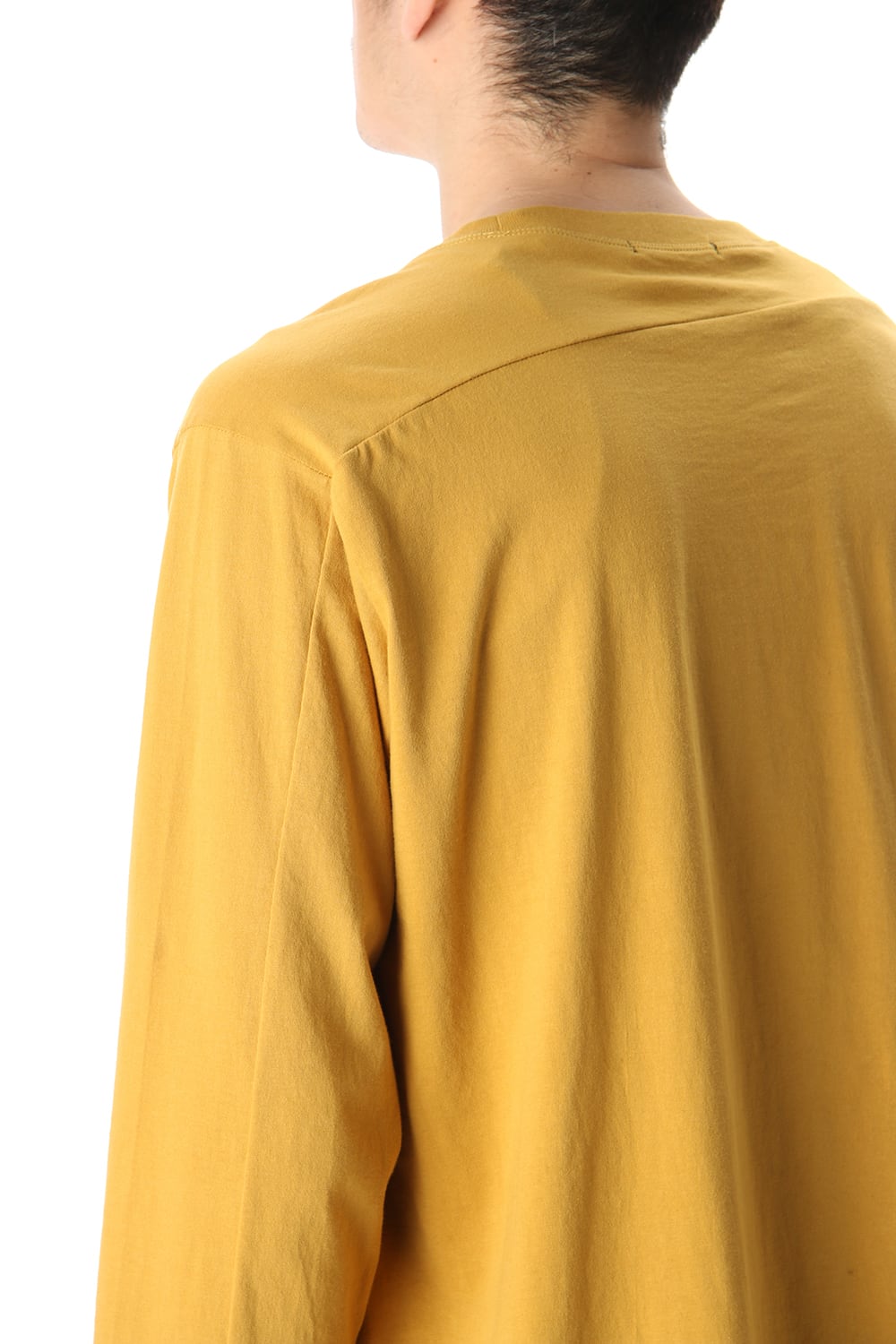 Hem Layered Long Sleeve T-Shirts Mustard