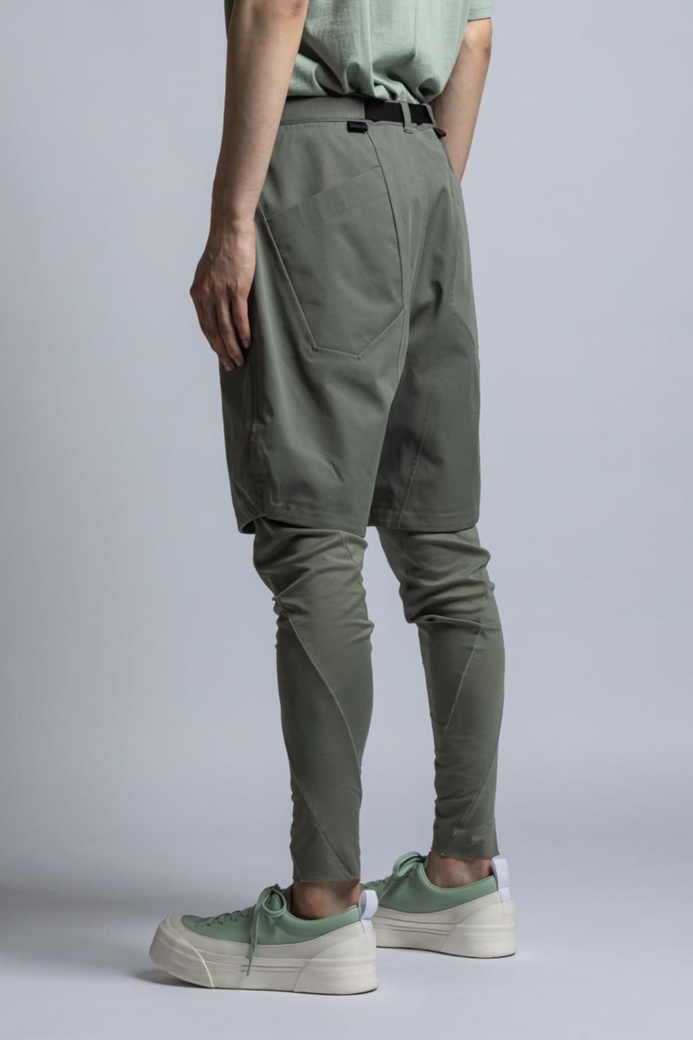 CORDURA NYLON COTTON 3Layer Short Pants Sage Green