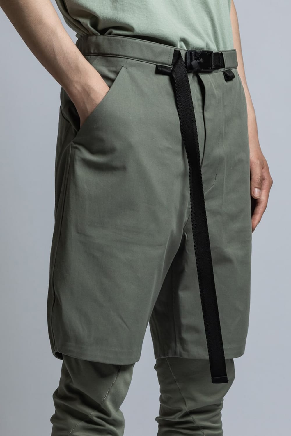 CORDURA NYLON COTTON 3Layer Short Pants Sage Green