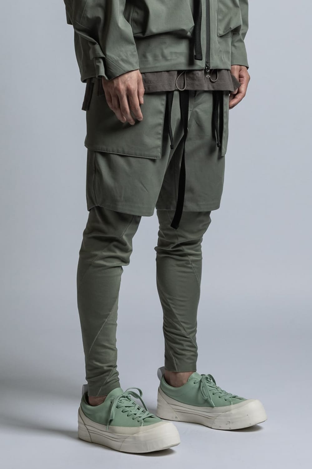 CORDURA NYLON COTTON 3Layer Short Pants Sage Green